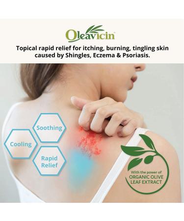 Oleavicin Shingles Pain Relief Cream - Natural Treatment for Shingles Nerve Pain - Buy Online on GoSupps.com