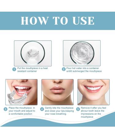 2 Piece Anti-Snoring Mouthpiece & Teeth Grinding Bite Track - Sleep Better with Snoring Stopper & Mouth Protection - Buy Online on GoSupps.com