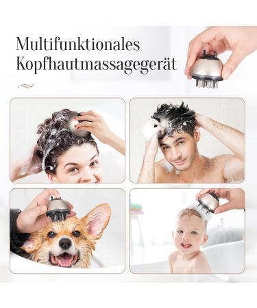 2 in 1 Scalp Massage Brush & Hair Applicator Bottle - 30ml Head Massager for Wet & Dry Use | Essential Oil Serum Treatment - Buy Online on GoSupps.com