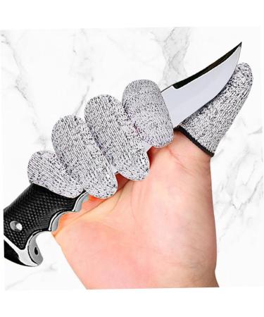 6 Pair Reusable Finger Cots - Protective Sewing Finger Sleeves for Men & Women - High Strength Polyethylene Thumb Covers - Buy Online on GoSupps.com