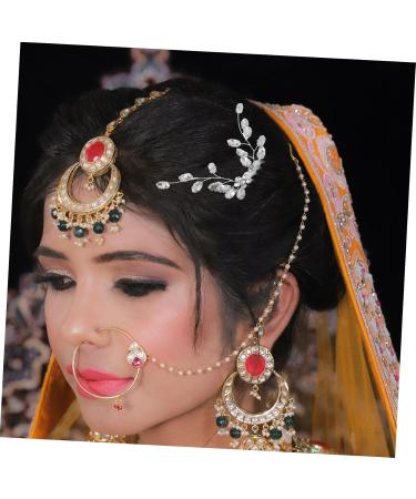 Ipetboom Small Side Comb Side Combs Wedding Hair Accessories Diamox Diamantes Tiara Bridal Hair Comb Bride Hair Comb Leaf Headgear Little Plum Blossom Grab The Drill Zinc Alloy - Buy Online on GoSupps.com