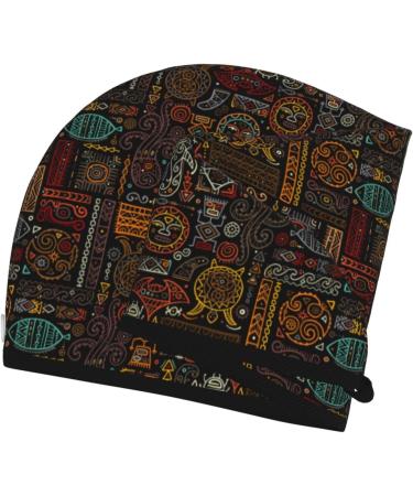 Ultra Plush Microfiber Hair Towel Wrap for Women | Ultra Absorbent Twist Turban for Curly Long & Thick Hair - Polynesian Turtles - Buy Online on GoSupps.com