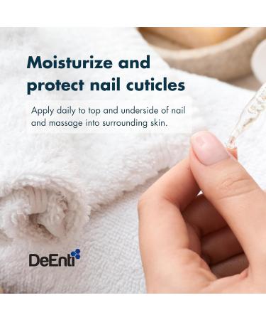 Buy DeEnti Jojoba Cuticle Oil - 2oz Lemon Scented Nail Hydrating Repair Oil | Vitamin E & Professional Salon Quality Manicure Supplies - Buy Online on GoSupps.com