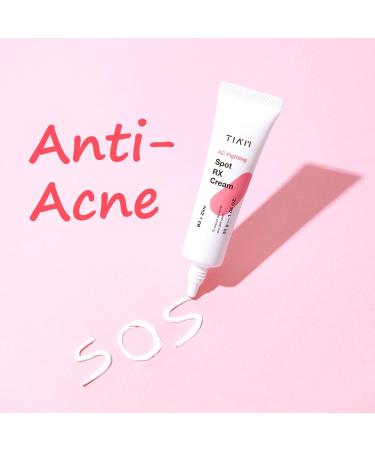 TIAM AC Fighting Spot RX Cream - Best Acne Treatment for Acne-Prone Skin Nourishing & Calming Relief for Red Skin - 1 Oz - Buy Online on GoSupps.com