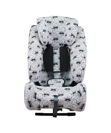 JYOKO Kids Cover Liner for car seat Compatible with Klippan Century and Triofix (Raccoon KLIPPAN Century) RACCOON KLIPPAN CENTURY Y TRIOFIX COMFORT