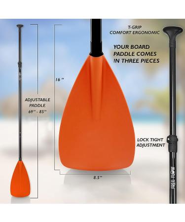 SereneLife Stand Up Paddle Board Adjustable Paddle - Free-Flow Inflatable SUP Water Oar for SLSUPB135 - Buy Online on GoSupps.com