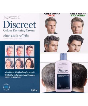 Restoria Discreet Colour Restoring Cream - 8.45 Fl.Oz. | Restore Hair Colour Naturally - Buy Online on GoSupps.com
