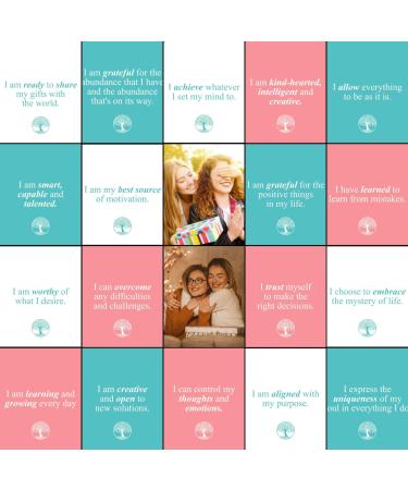 Self Care Shower Affirmation Cards Waterproof Positive Manifest For Women Meditation Cards and Daily Motivational Self-Empowering Quotes Girl Boss 18 Stress Relief Routine Set  Easy Stick and Remove From Shower and Mirro...
