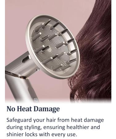 Diffuser Attachment for Shark FlexStyle Hair Dryer - Enhance Curls & Waves - Styling Tool for Natural Curly Wavy & Coily Hair - Grey - Buy Online on GoSupps.com