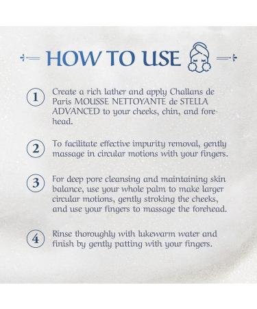 PARIS MOUSSE NETTOYANTE by STELLA ADVANCED | Deep Pore Cleansing Soft Cream Facial Cleanser with EGF & Hydrolyzed Collagen - 100ml 3.38 fl. oz. - Buy Internationally - Buy Online on GoSupps.com