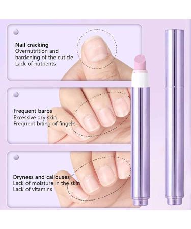 2pcs Nouveau Soin Des Ongles 3 En 1 Repousse-Cuticules Huile Pour Ongles Avec Embout En C Ramique Les Envies Huile Ongle Kit De R Paration Pour Secs Et Ab M S Fortifiant Et Claircissant - Buy Online on GoSupps.com