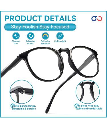 6-Pack Stylish Blue Light Blocking Reading Glasses for Women Men - Reduce Blurry Vision & Dry Eyes - Mix 01 (2.50) - Buy Online on GoSupps.com