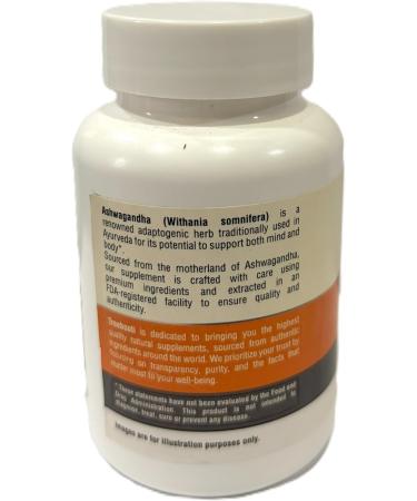 TREEBOOTI Premium Ashwagandha 800mg High Potency Root Extract | Non-GMO Gluten-Free 60 Capsules - Buy Online on GoSupps.com