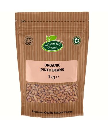 Organic Pinto Beans 1kg by Hatton Hill Organic - Free UK Delivery - Buy Online on GoSupps.com