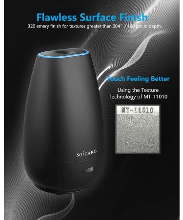 SOICARE Car Diffuser 2nd Gen | Portable Essential Oil Scent Humidifier USB Mini Aromatherapy for Travel/Office/Home - Elegant Black - Buy Online on GoSupps.com