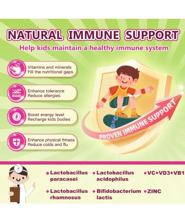 NATURE TARGET Kids Probiotic Chewable - Strawberry-flavored - 75 Chewable Tablet - Buy Online on GoSupps.com