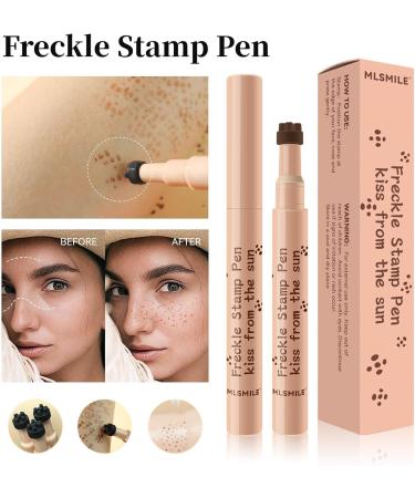 Freckle Stamp Pen Professional Natural Freckle Makeup Pen 2 Colors Waterproof Long Lasting Liquid Air Cushion Stamp Quick Drying Pen - Buy Online on GoSupps.com