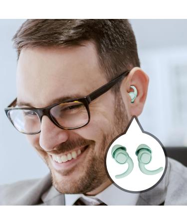 Hearing Protection Ear Plugs | Noise Cancelling Ear Plugs for Sleeping | Portable Calm Ear Plugs for Travel Sleep Noise Sensitivity Meditation Utoya Light Green - Buy Online on GoSupps.com