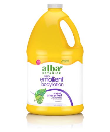 Alba Botanica Very Emollient Body Lotion, Unscented Original, 128 Oz