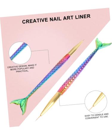 Beaupretty Nail Art Pen s nail Blending Brush nails kits Painting Nail Brush Nail Painting Brush finger nail kit Nail Art Striping Brush Nail Art Line nail painting s colorful liner Pen 17.4X1cm As Shown - Buy Online on GoSupps.com