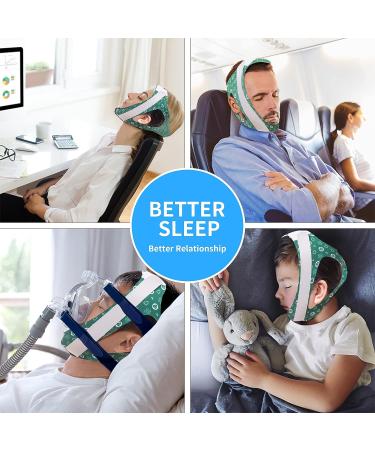 Adjustable Anti Snoring Chin Strap | Breathable Stop Snoring Solution for Men and Women | Size L - Buy Online on GoSupps.com