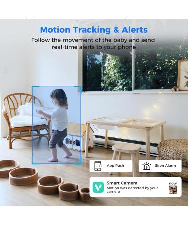 Hiseeu 2K Wireless Security Camera with AI Detection & Night Vision - Indoor CCTV for Home, Baby, Pet - Motion Tracking & Real-Time Alerts - 2.4G WiFi, 2-Way Audio, Siren - CB2 New Version - Buy Online on GoSupps.com