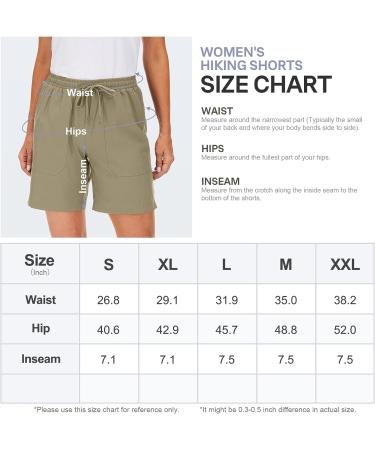 Asfixiado Women's Quick Dry Hiking Cargo Shorts - X-Large Khaki | Lightweight Summer Shorts for Outdoor Travel with Zipper Pockets - Buy Online on GoSupps.com