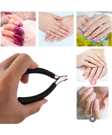 Precision Cuticle Nippers Cuticle Nippers Cuticle Scissors Stainless Steel Cuticle Scissors Fine for Precision Pedicure Fingernails Removal Excess Cracked Skin on Fingers and Toes - Buy Online on GoSupps.com