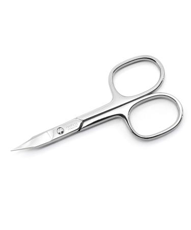 REMOS Nail & Cuticle Scissors with Tower tip - Made of Hardened Steel - 9.5 cm