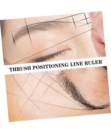 Mikinona Eyebrow Line String Ink Line Box Ink Line Ruler Durable White Brow Line Brow Mapping Tool Bottled Makeup Tools 6.5x2.6cm White - Buy Online on GoSupps.com