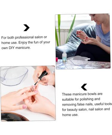 Housoutil Hand Soaking Bowl Nail Spa Bowl Hair Dryer Comb Attachment Doll Cake Pan Manicure Hand Bowl Manicure Bowls for Hands Manicure Supplies Nail Polish Acrylic Miss Care White - Buy Online on GoSupps.com