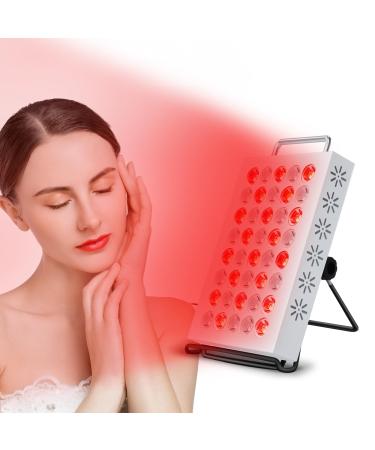 Red Light Lamp Devowellte Red Light Lamp Panel Red Light Near Infrared Light with Timer at Home