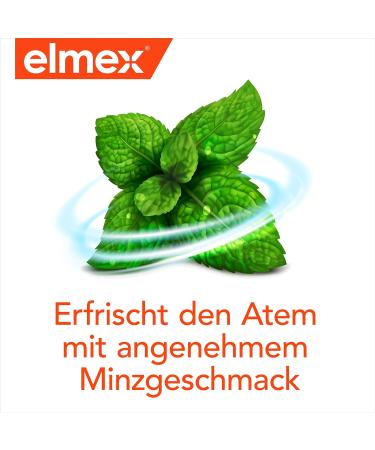 Elmex Mouth Rinsing Caries Protection 400ml - Antibacterial Alcohol-Free Tooth Cleaner for Daily Use - Double-Active Calcium Fluoride Shield (2-Pack) | International Shipping Available - Buy Online on GoSupps.com