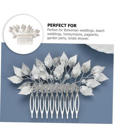 Ipetboom Hair Accessories Gold Hair Pin Wedding Hair Comb Pearl Headpiece Bridal Hair Comb Clip Girls Hair Clips Chic Hair Comb Pin Wedding Hairpin Comb Vintage Zinc Alloy Bride - Buy Online on GoSupps.com