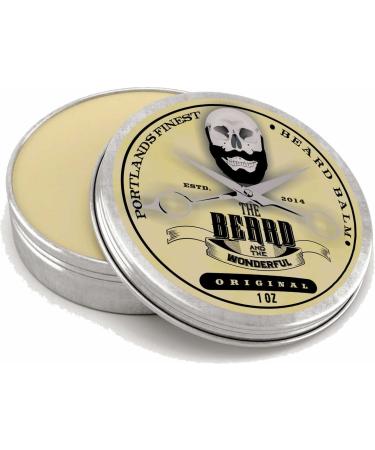 Premium Beard Balm - The Beard & The Wonderful Beard Balm for Men | Beard Balm with Leave In Conditioner | Beard Moisturizer for Men Promotes Beard Growth Natural Ingredients | Original Scent 30ml Orignal 30.00 g (Pack of 1)