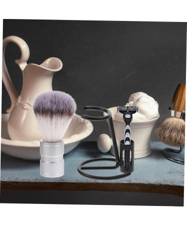 Fomiyes 4-Piece Razor and Brush Holder Set - Stylish Stand for Men s Razors Shaving Brushes and Hair Dryers - Ideal Grooming Organizer - Buy Online on GoSupps.com