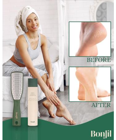 Foot Scrubber & Softening Spray | Double-Sided File Tool for Dead Skin | Doctor-Approved Cracked Heel Treatment - Buy Online on GoSupps.com