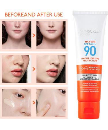 Sunscreen Cream Natural Sunscreen Oil Free Sunscreen Protector for Face and Body for Most Skin Sunscreen Cream for Sage - Buy Online on GoSupps.com