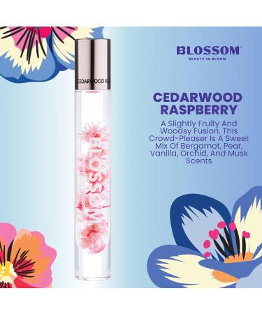 Blossom Roll on Perfume for Women Alcohol Free Rollerball Perfume Oil with Essential Oils Infused with Real Flowers Made in USA 0.20oz (Bergamot Pear Vanilla Orchid) Cedarwood Raspberry Cedarwood Raspberry 0.2 Fl Oz (Pack of 1) - Buy Online on GoSupps.com
