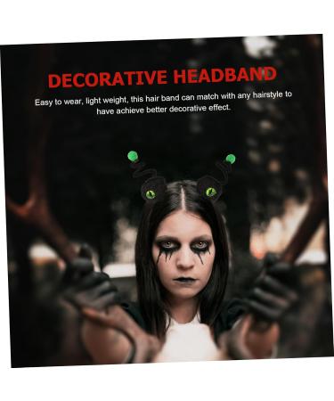 Holibanna Halloween Decoration Halloween Headband Cosplay Devil Headbands Halloween Elements Headband Party Cosplay Costume Halloween Hair Accessories for Women Halloween Headpiece Metal 22x17x4cm Green - Buy Online on GoSupps.com