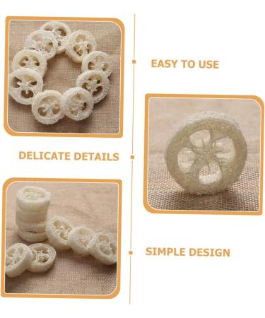 FOMIYES 20pcs Bath Loofah Set - Shower Loofah Pad Soap Holder & Body Scrubber - Perfect for Bathing & Body Washing - 6.00x6.00x1.20CM - Buy Online on GoSupps.com