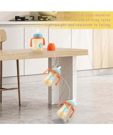 nohlerlife Sippy Cup for Baby Months 6+ Non Spill Cup for Toddlers Baby Straw Cup with Handles Leak-Proof Soft Spout Cup with 3 Types Silicone Spouts BPA Free - 8 Oz - Buy Online on GoSupps.com