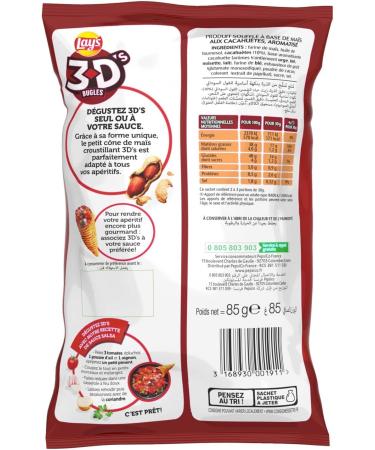 Benennuts Lay's 3D'S Bugles Peanut Taste 85g (Packaging May Vary) - Buy Online on GoSupps.com