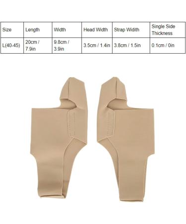 Buy Hallux Valgus Corrector - 2 Pairs Orthopedic Bunion Splint for Men & Women | Non-Slip Day/Night Support (L 40-45) - Buy Online on GoSupps.com