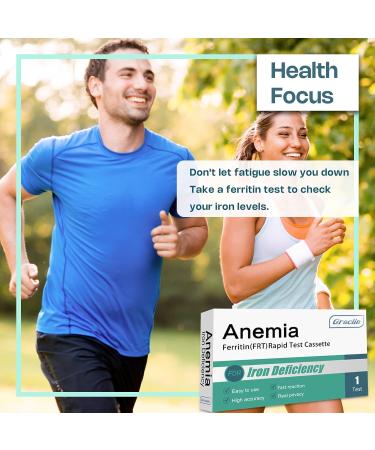 Iron Deficiency Test Kit at-Home Iron Test Kit for Anemia,Accurate & Easy to Monitor Iron Levels, Suitable for Both Children and Adults. 1 Count (Pack of 1) 1.0 - Buy Online on GoSupps.com