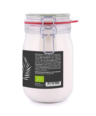 Mituso Organic Virgin Coconut Oil - Pack of 3 (1000ml Each) in Swing Top Jar | Premium Quality for Cooking & Skincare | International Shipping - Buy Online on GoSupps.com