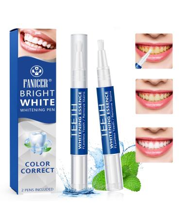 2 Piece Teeth Whitening Pen Easy and Effective Teeth Whitening Teeth Whitening Pen Whiten Teeth Easily Teeth Care Whitening