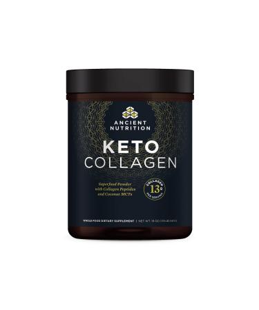 Dr. Axe / Ancient Nutrition Keto Collagen Collagen Protein + Coconut MCTs 1.19 lb (540 g) - Buy Online on GoSupps.com