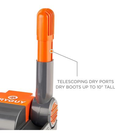 Unisex Force Dry Sport-Digital Shoe Dryer | Gray Orange | Universal Fit - Buy Online on GoSupps.com