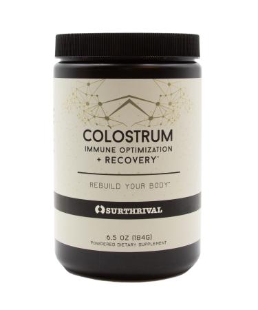 Surthrival: Colostrum Powder (6.5oz), Immune Optimization & Recovery, Powdered Dietary Supplement, Gut Health, Immune Support, Keto Friendly